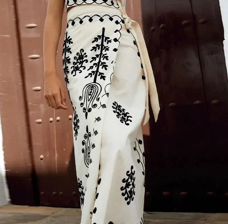 Michaela | Set with Top and Long Skirt