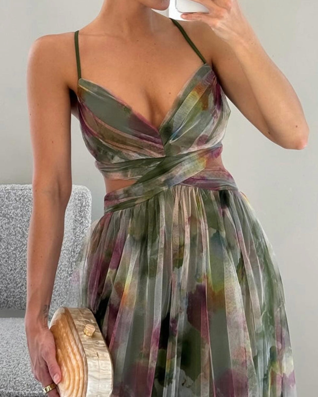 Giselle – Enchanting maxi dress with floral print