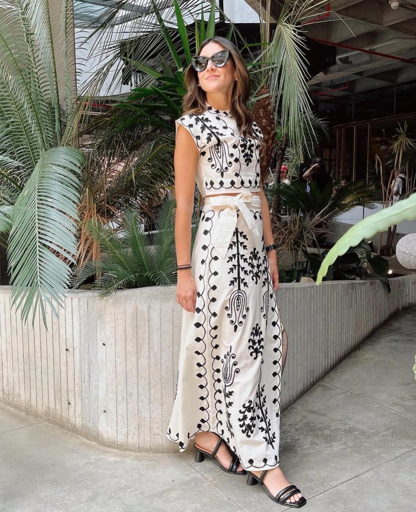 Michaela | Set with Top and Long Skirt