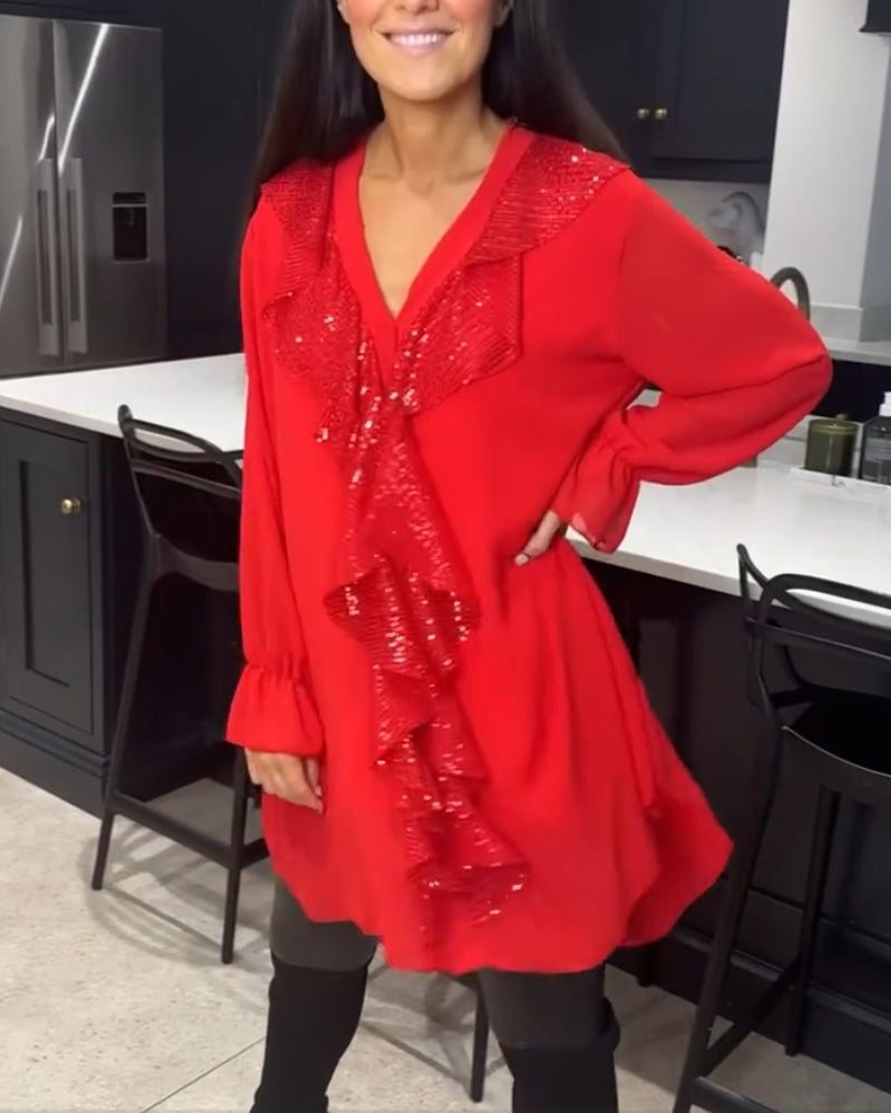Laluna | Stylish Blouse with Ruffles