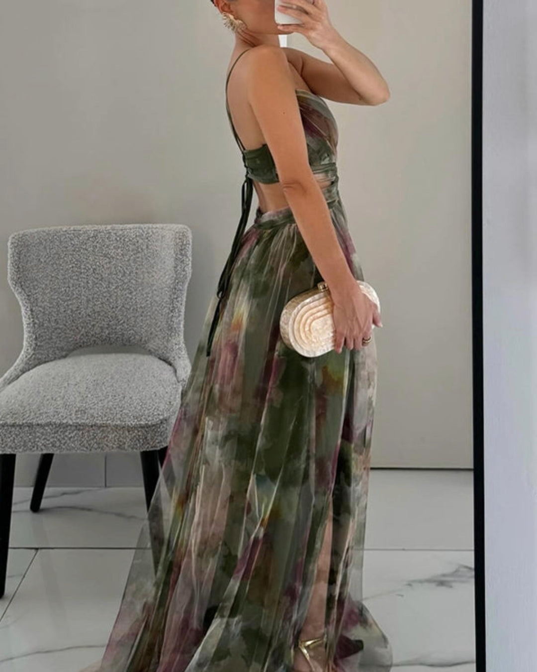 Giselle – Enchanting maxi dress with floral print