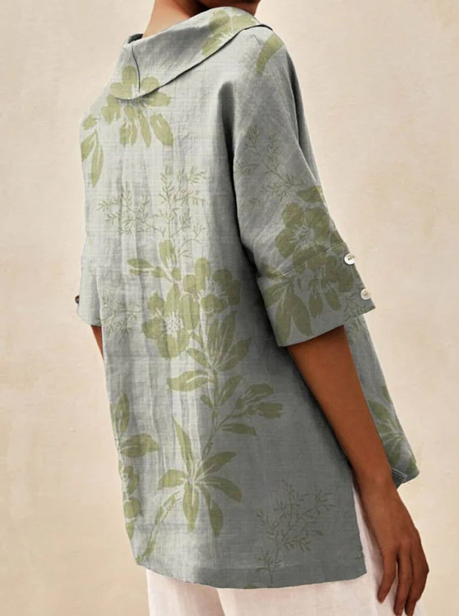 Andrea | Elegant V-Neck Top
