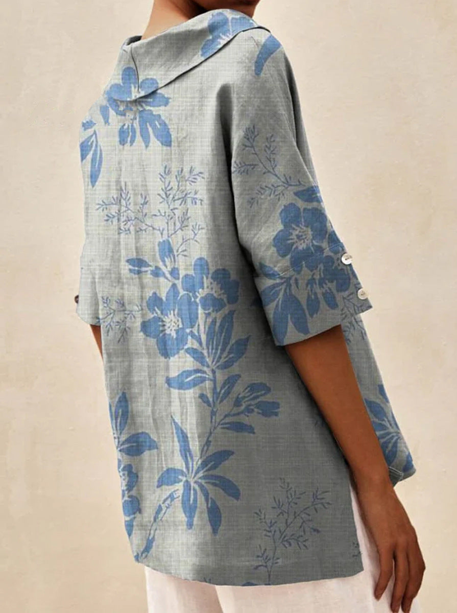Andrea | Elegant V-Neck Top