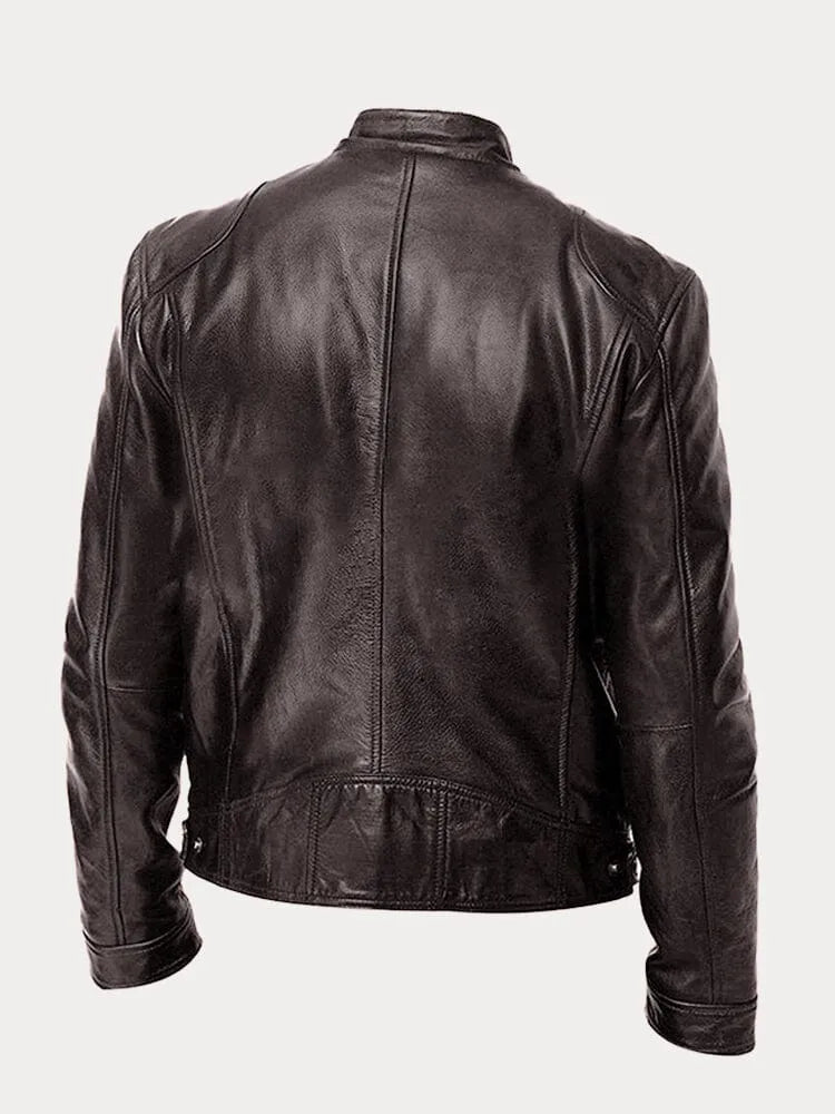 Laluna | Casual Leather Jacket