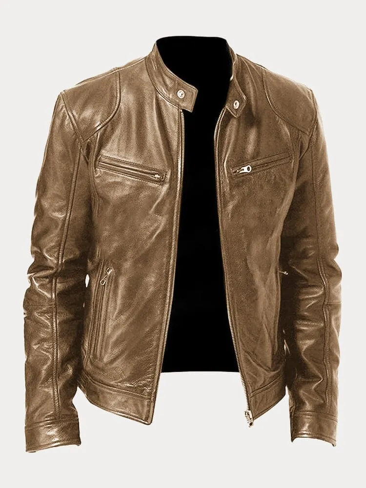 Laluna | Casual Leather Jacket